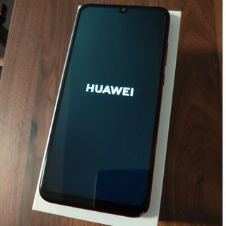 美品　HUAWEI nova lite 3コーラルレッド(スマートフォン本体)