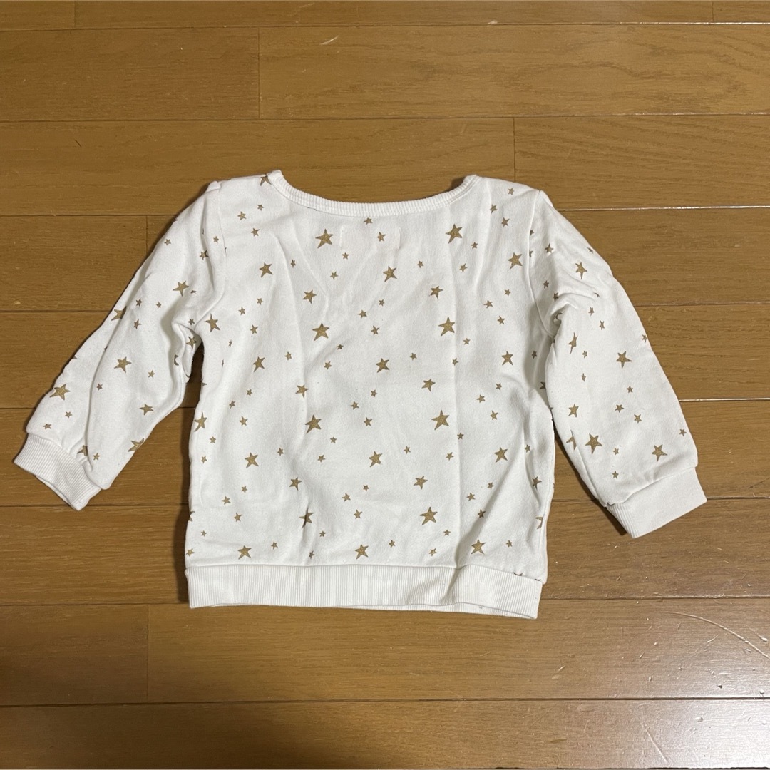 トレーナー　裏起毛　95cm キッズ/ベビー/マタニティのキッズ服女の子用(90cm~)(Tシャツ/カットソー)の商品写真