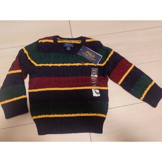 ポロラルフローレン(POLO RALPH LAUREN)のラルフローレン ケーブル コットン ニット セーター ボーダー(ニット)