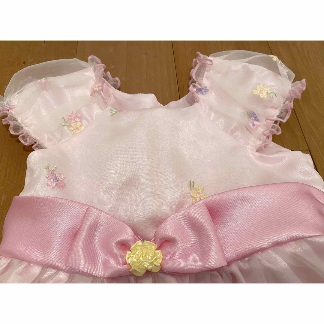 コストコ(コストコ)の女の子　ピンクのドレス　4T キッズ/ベビー/マタニティのキッズ服女の子用(90cm~)(ワンピース)の商品写真