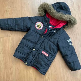 トミーヒルフィガー(TOMMY HILFIGER)のトミーヒルフィガー　ダウンジャケット　キッズ　ブラック　4T(ジャケット/上着)