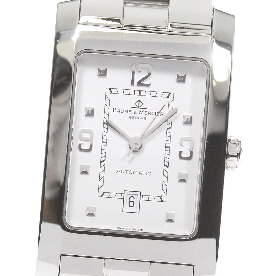 最高の品質の  ボーム＆メルシェ _784448 良品 メンズ 自動巻き デイト ハンプトン MV045120 Mercier & Baume 腕時計(アナログ)