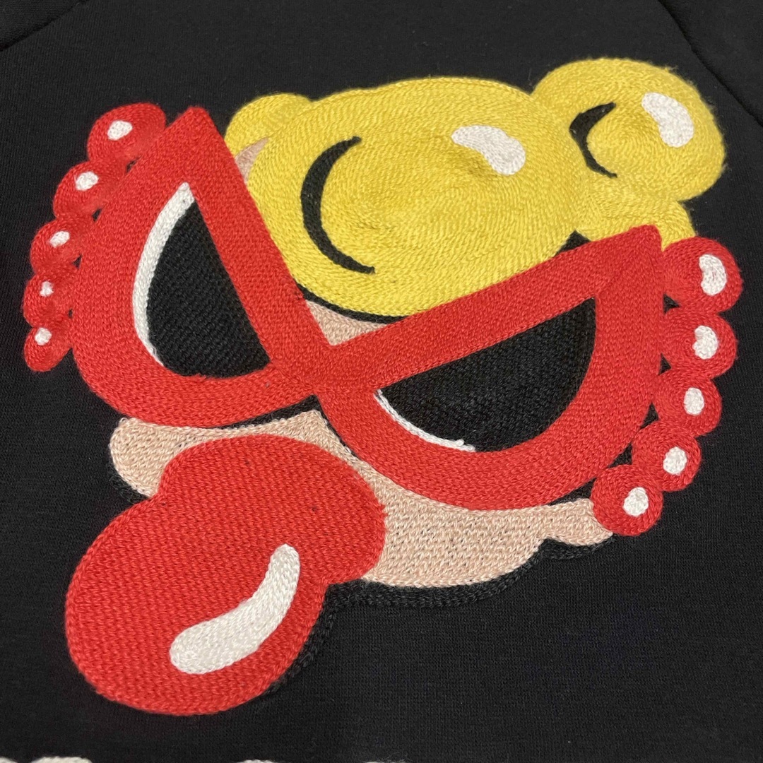 HYSTERIC MINI(ヒステリックミニ)の【専用】刺繍ローリング裏毛パーカー(90)🖤 キッズ/ベビー/マタニティのキッズ服女の子用(90cm~)(ジャケット/上着)の商品写真