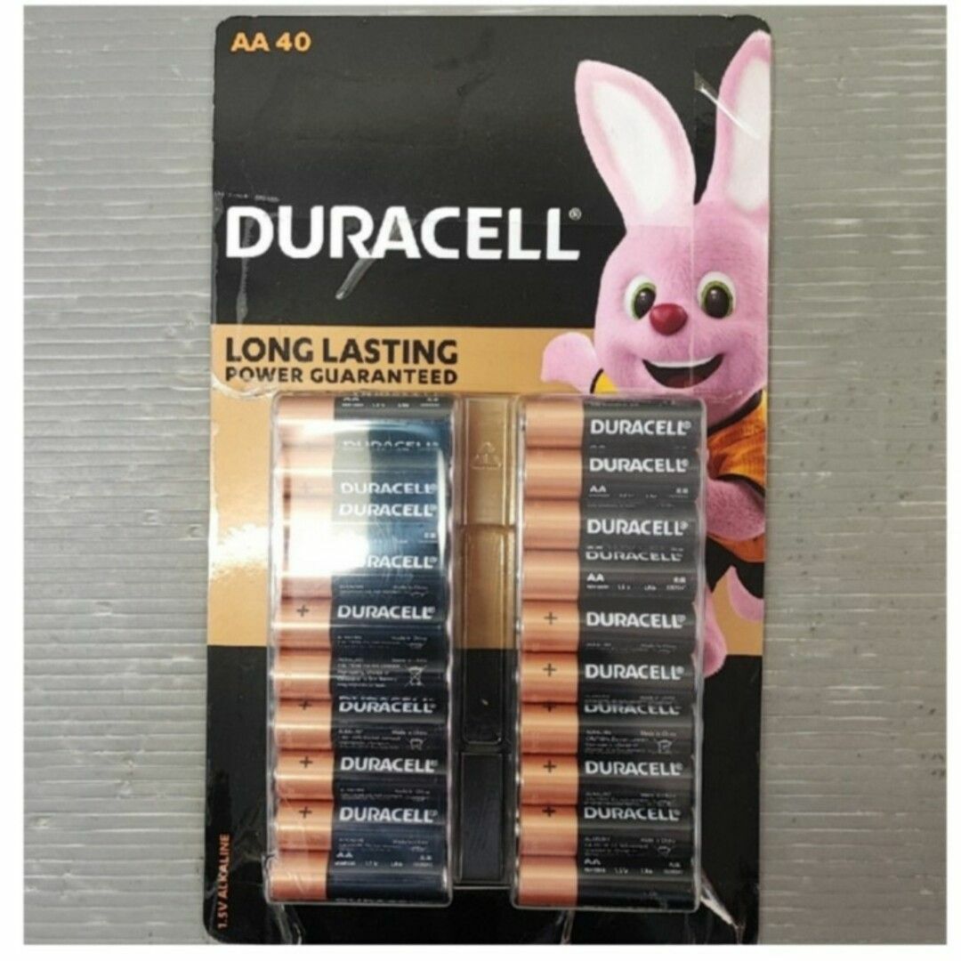 デュラセル　アルカリ単3電池　40本DURACELL Alkaline スマホ/家電/カメラの生活家電(その他)の商品写真