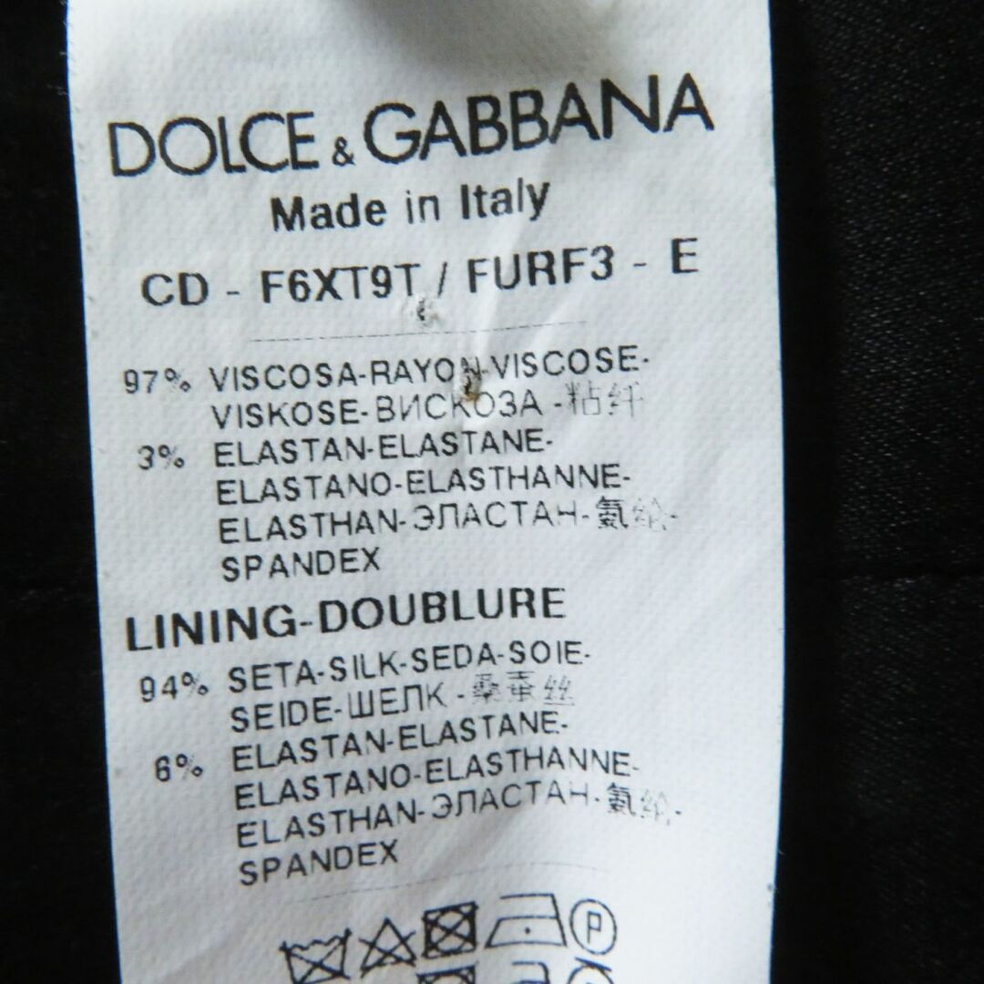 DOLCE&GABBANA(ドルチェアンドガッバーナ)の極美品◎正規品 イタリア製 DOLCE &amp; GABBANA ドルチェ&amp;ガッバーナ レディース ノースリーブ マーメイド ワンピース／ドレス ブラック 黒 36 レディースのワンピース(ロングワンピース/マキシワンピース)の商品写真