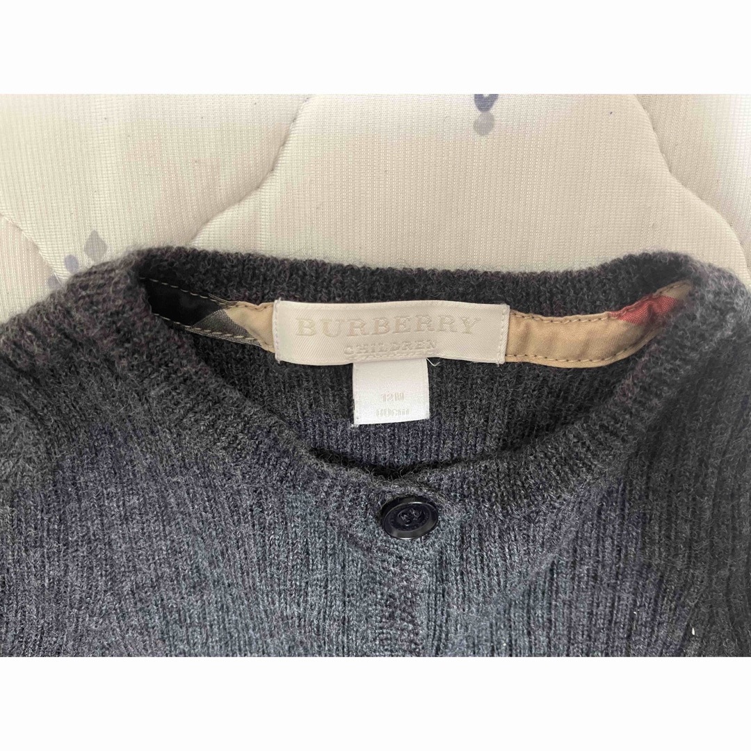 BURBERRY(バーバリー)のBurberry ベビー　カーディガン キッズ/ベビー/マタニティのベビー服(~85cm)(カーディガン/ボレロ)の商品写真