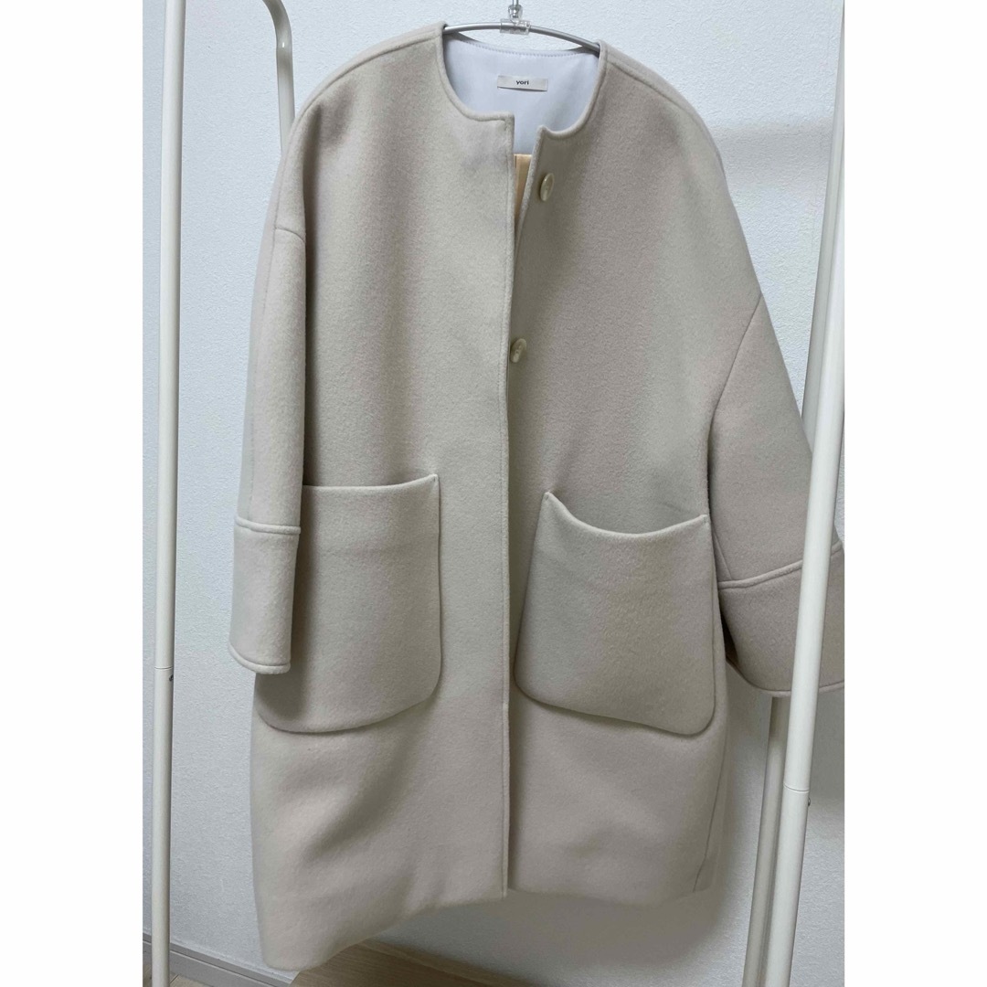yori ヨリ　2022AW ウールノーカラーコート