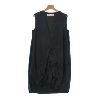 マルニ(Marni)のMARNI マルニ ワンピース 38(S位) 黒 【古着】【中古】(ひざ丈ワンピース)