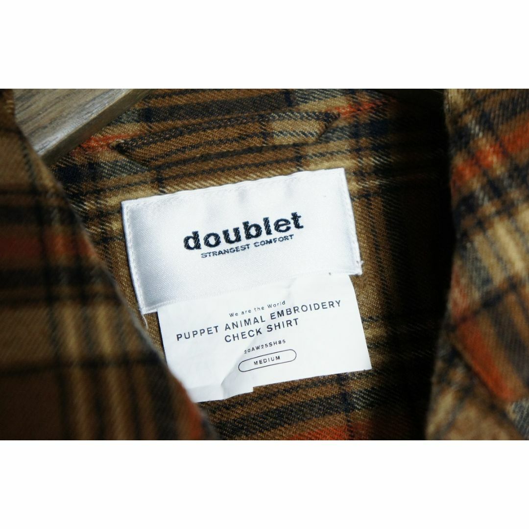 doublet(ダブレット)の20AW doublet ダブレット パペット刺繍シャツ527N▲ メンズのトップス(シャツ)の商品写真