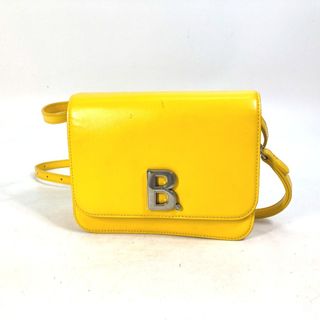 バレンシアガ(Balenciaga)のバレンシアガ BALENCIAGA Bロゴ 592898 カバン 2WAYバッグ クラッチバッグ ポシェット 斜め掛け ショルダーバッグ レザー イエロー(ショルダーバッグ)