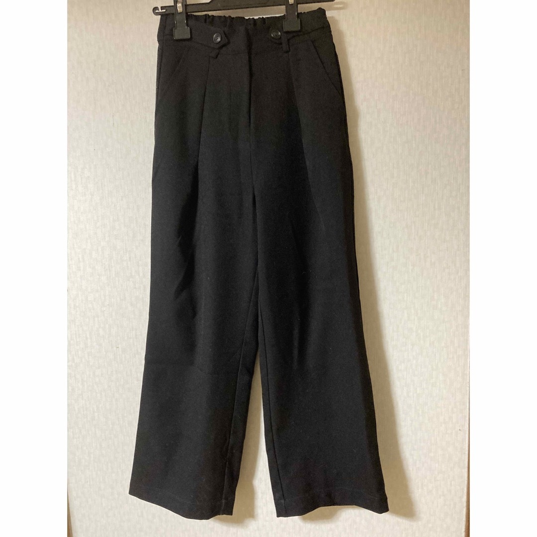 しまむら(シマムラ)の黒のスーツパンツ レディースのフォーマル/ドレス(スーツ)の商品写真