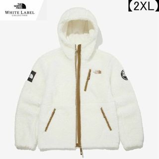 ザノースフェイス(THE NORTH FACE)のノースフェイス 韓国 RIMO リモフードフリースジャケット IVORY2XL(ダウンジャケット)