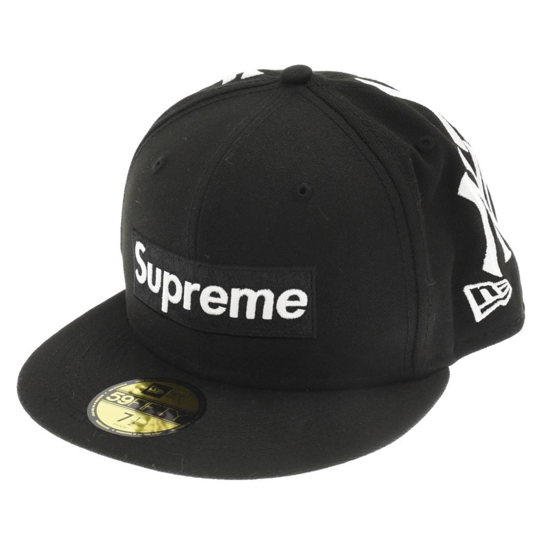 SUPREME シュプリーム 21AW New York Yankees New Era Box Logo CAP ボックスロゴベースボールキャップ ブラックメンズ