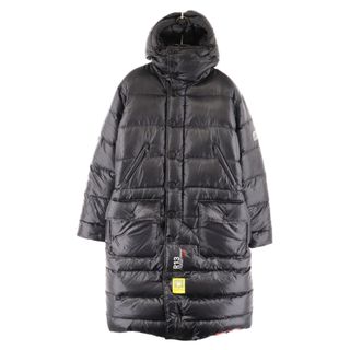 アールサーティーン(R13)のR13 アールサーティーン 21AW×Brumal Long Anorak Puffer Jacket ブルーマル ロングパファーダウンジャケット R13M1431D-01 ブラック(ダウンジャケット)