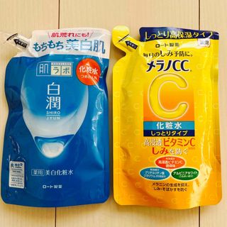 ハダラボ(HADALABO)のメラノCC 化粧水しっとり　白潤化粧水　つめかえ用(化粧水/ローション)