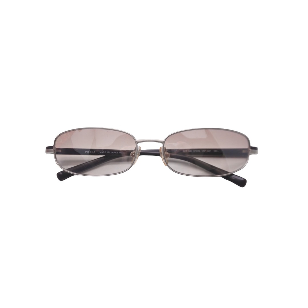 極美品 PRADA プラダ サングラス ブラック シルバー 57☐16 SPR 56E ロゴ アイウェア 眼鏡 小物  57547のサムネイル