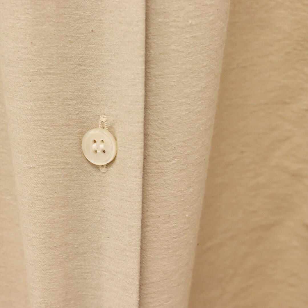 Acne Studios(アクネストゥディオズ)のAcne Studios アクネ ストゥディオズ Mushroom Beige Oversized Shirt オーバーサイズ 長袖シャツ XXS ベージュ レディース BLOU000398 レディースのトップス(シャツ/ブラウス(長袖/七分))の商品写真