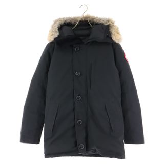 カナダグース(CANADA GOOSE)のCANADA GOOSE カナダグース JASPER PARKA 3438JM ジャスパーパーカー コヨーテファー フード付き ダウンジャケット ブラック(ダウンジャケット)