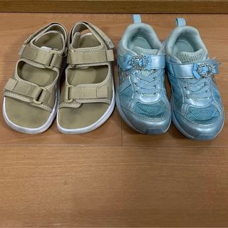 ニューバランス(New Balance)の17 スニーカー サンダル 2足セット 瞬足 ニューバランス(スニーカー)