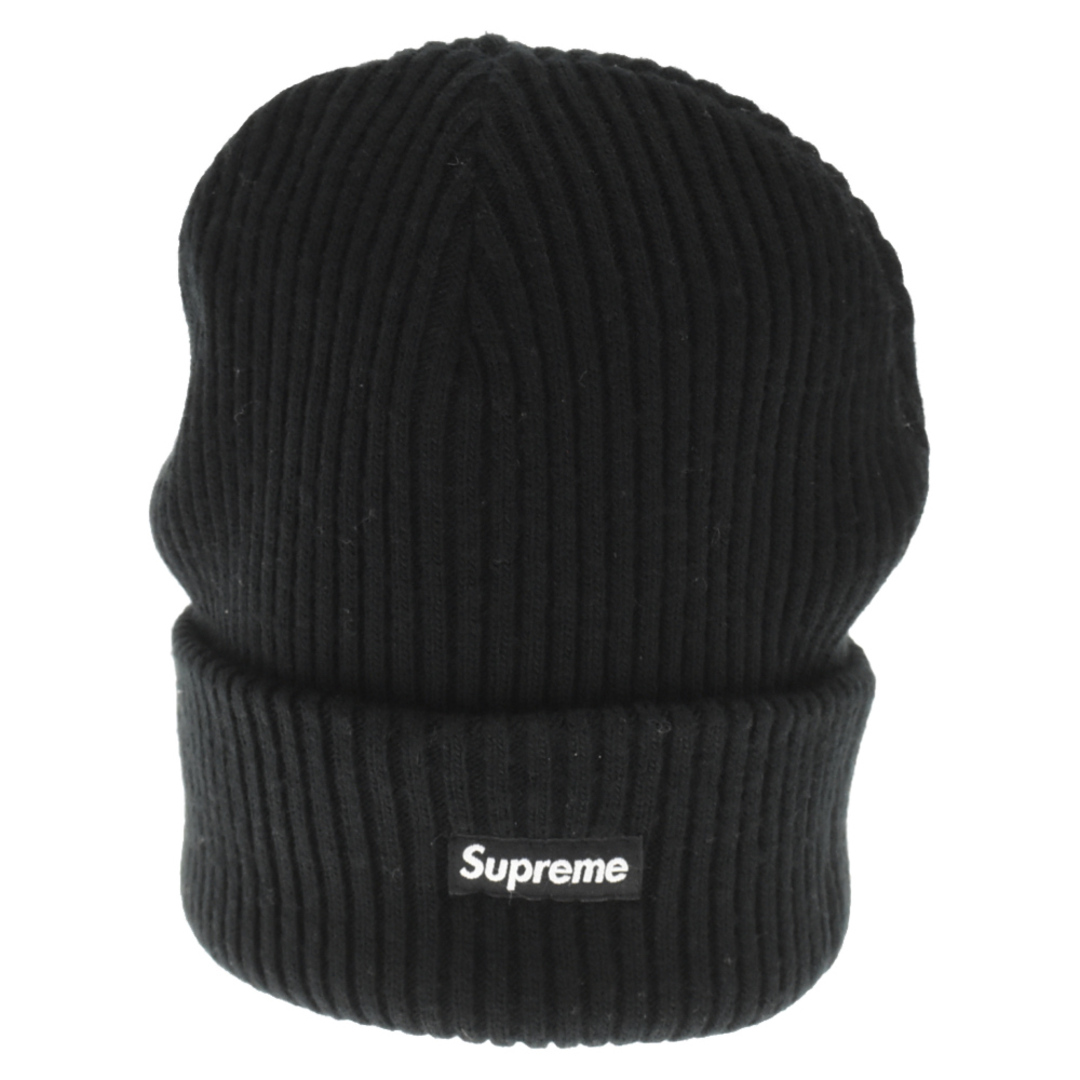 SUPREME シュプリーム 19SS Overdyed Beanie スモールボックスロゴ ビーニー 帽子 ニットキャップ ブラックのサムネイル