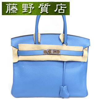 エルメス(Hermes)のエルメス HERMES バーキン30 BIRKIN  ブルーパラダイス トリヨン クレマンス シルバー金具 R刻印 2014年 8089(ハンドバッグ)