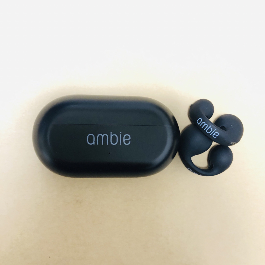 ambie sound earcuffs AM-TW01  ブラック完全ワイヤレス