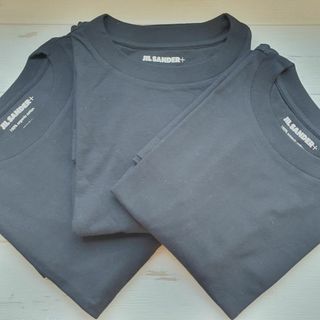 ジルサンダー(Jil Sander)の【新品・未使用】Jil Sander コットンTシャツ 3枚セット　黒Mサイズ(Tシャツ/カットソー(半袖/袖なし))