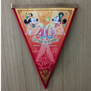 ディズニー(Disney)の40周年ガーランド　ディズニー　ランド(キャラクターグッズ)