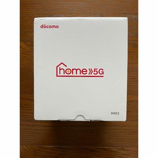 エヌティティドコモ(NTTdocomo)のdocomo home 5g hr02ホームルーター　美品(PC周辺機器)