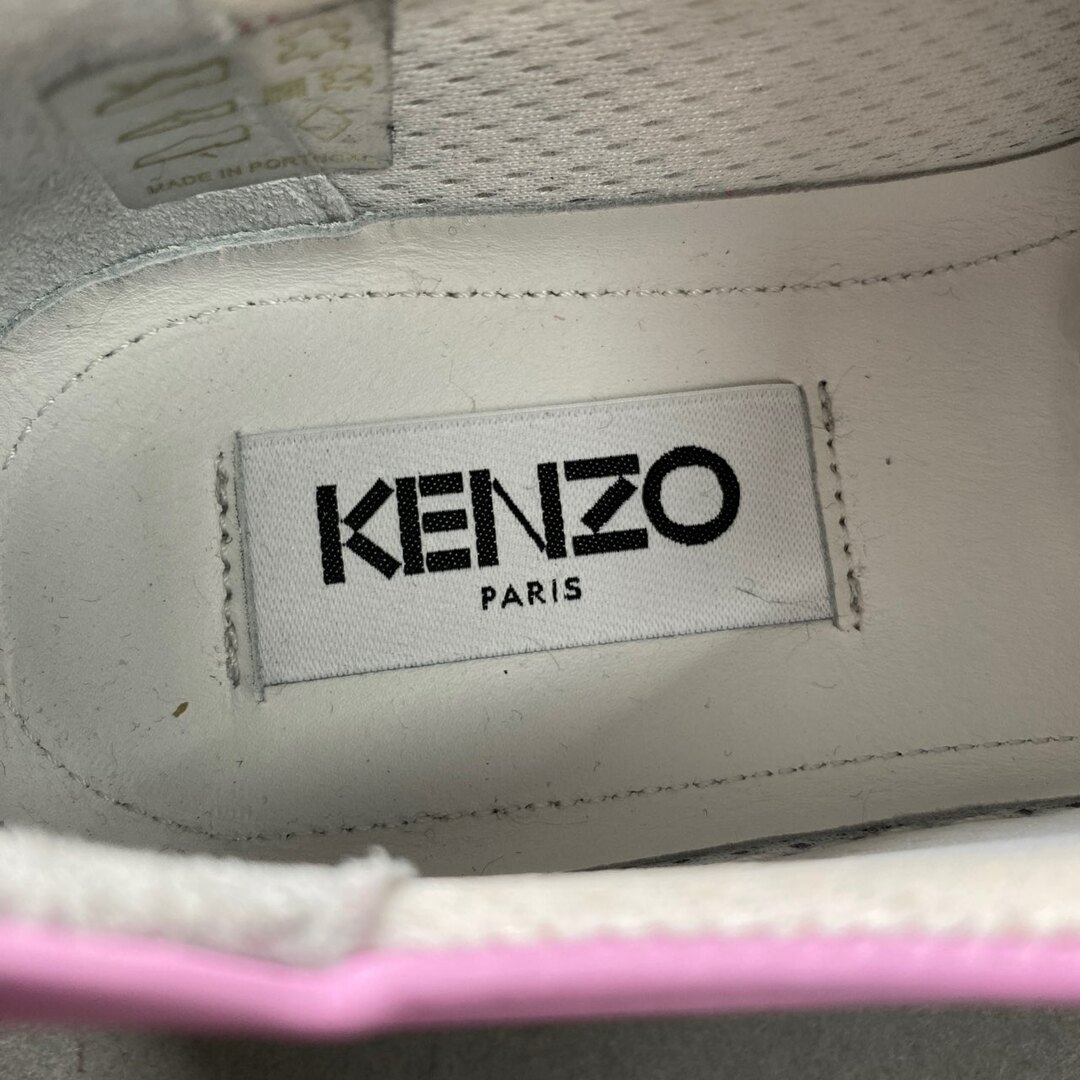 KENZO(ケンゾー)の2L5《美品》KENZO ケンゾー ロゴスニーカー 36《23cm》 ピンク ハート シューズ LOVE ラブ ローカット ポルトガル製 レディースの靴/シューズ(スニーカー)の商品写真
