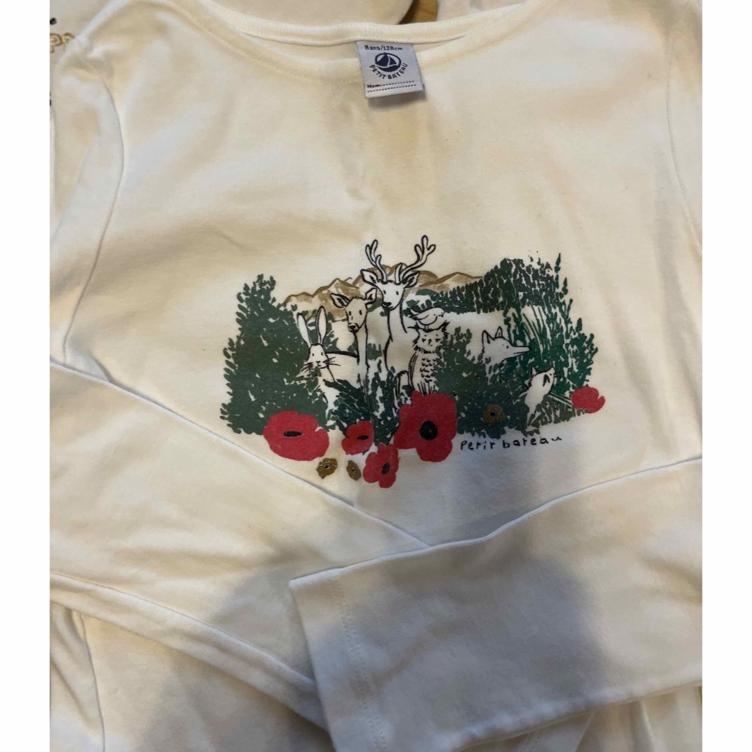 PETIT BATEAU(プチバトー)のプチバトー　6ans.8ans おまとめ キッズ/ベビー/マタニティのキッズ服女の子用(90cm~)(Tシャツ/カットソー)の商品写真