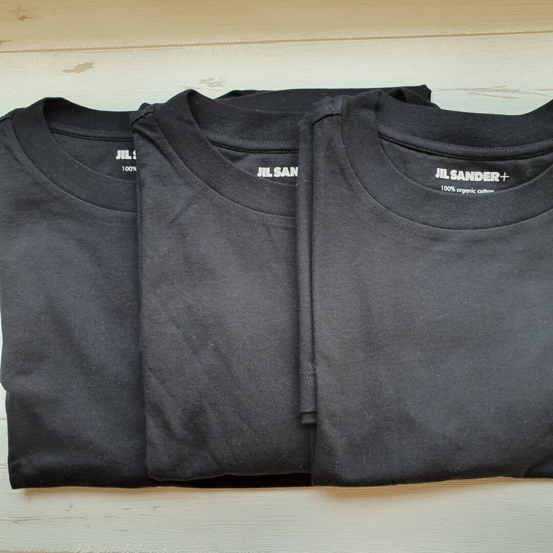 【新品・未使用】Jil Sander コットンTシャツ 3枚セット　黒XLサイズ | フリマアプリ ラクマ