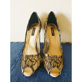 ドルチェアンドガッバーナ(DOLCE&GABBANA)のD&G dolce&gabbana レース　パンプス(ハイヒール/パンプス)