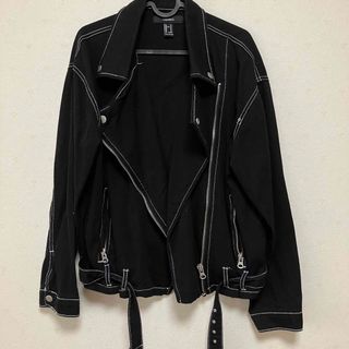 フォーエバートゥエンティーワン(FOREVER 21)のデニムジャケット 黒  【ショップ内セット割大歓迎です】(Gジャン/デニムジャケット)