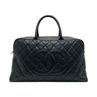 シャネル(CHANEL)の☆☆CHANEL シャネル マトラッセ ボストンバッグ ラージ ブラック キャビアスキン ココマーク ゴールド金具(ボストンバッグ)