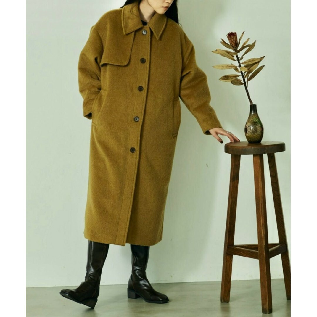VACANCY シャギーライクステンカラーコート レディースのジャケット/アウター(その他)の商品写真