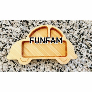 ファンファン(FUNFAM)のfunfam ベビープレート 未使用(プレート/茶碗)