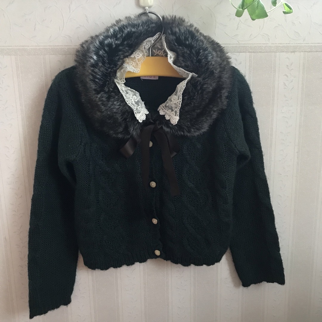 axes femme kids(アクシーズファムキッズ)のaxes femme アクシーズファムキッズ　カーディガン　110cm キッズ/ベビー/マタニティのキッズ服女の子用(90cm~)(カーディガン)の商品写真