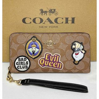 残り僅か‼︎限定品 新品 COACH 長財布 チェック ダークグリーン ブラック