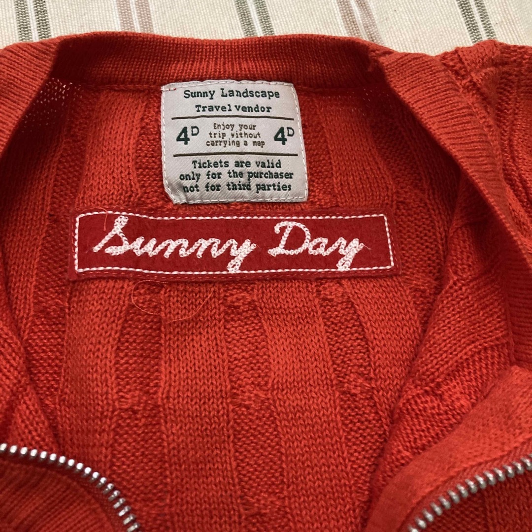 SunnyLandscape(サニーランドスケープ)の[ベビー80]Sunny Landscape　ニットカーディガン キッズ/ベビー/マタニティのベビー服(~85cm)(カーディガン/ボレロ)の商品写真