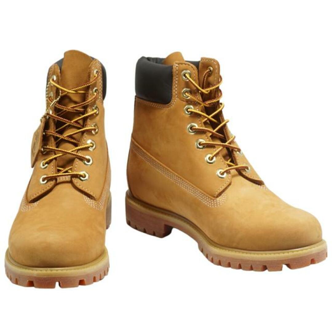 Timberland(ティンバーランド)の【靴幅 W(ワイド)】Timberland ティンバーランド 6 Inch Premium Boot 6インチ プレミアム ブーツ TB010061713 WHEAT NUBUCK ウィート ヌバック イエロー メンズ US8.0(26.0) メンズの靴/シューズ(ブーツ)の商品写真