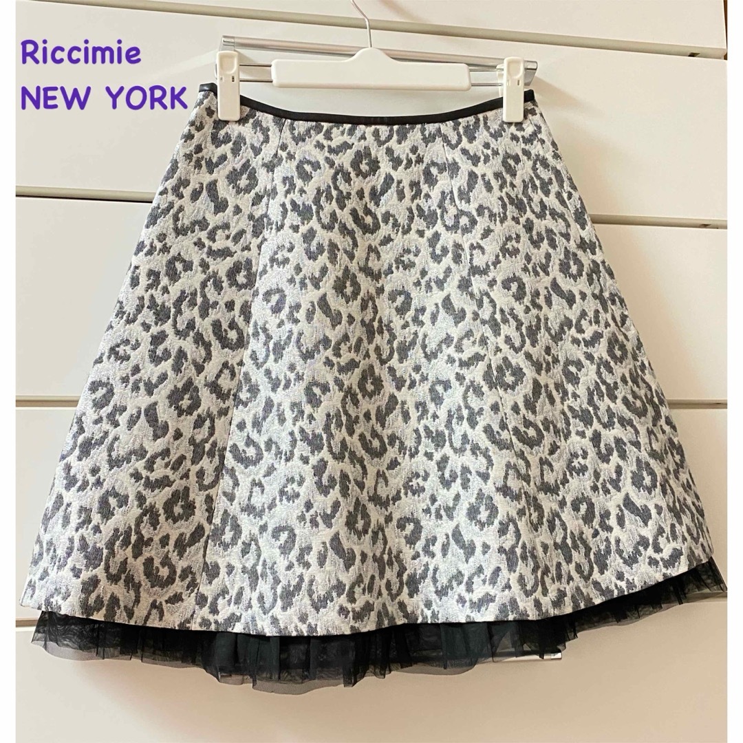Riccimie New York(リッチミーニューヨーク)の最終sale⭐︎新品♥リッチミーニューヨーク♥2WAY レオパード スカート レディースのスカート(ミニスカート)の商品写真