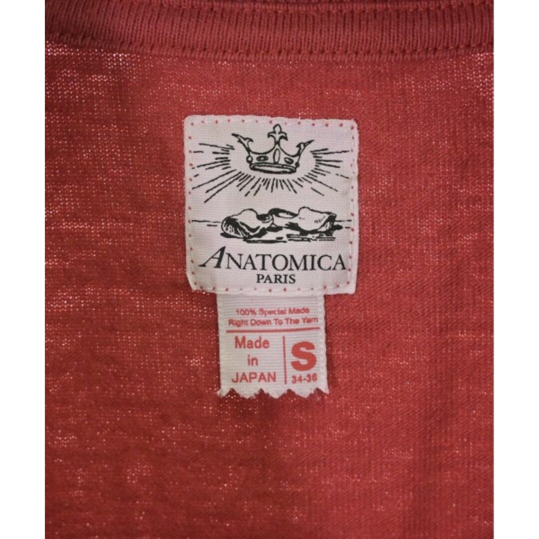 ANATOMICA(アナトミカ)のANATOMICA アナトミカ Tシャツ・カットソー S 赤 【古着】【中古】 メンズのトップス(Tシャツ/カットソー(半袖/袖なし))の商品写真