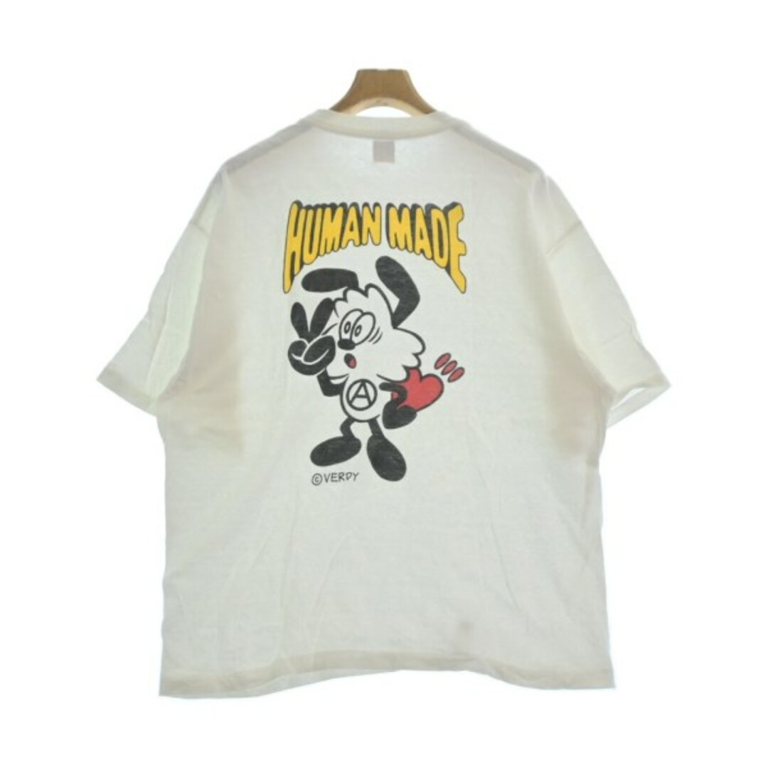 HUMAN MADE(ヒューマンメイド)のHUMAN MADE ヒューマンメイド Tシャツ・カットソー XXL 白 【古着】【中古】 メンズのトップス(Tシャツ/カットソー(半袖/袖なし))の商品写真