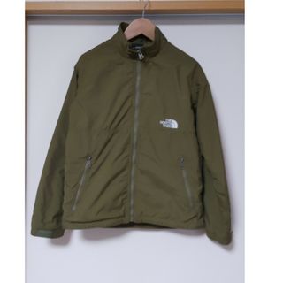 ザノースフェイス(THE NORTH FACE)のノースフェイス　ノマドジャケット　キッズ　カーキ色　150 難あり(ジャケット/上着)