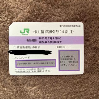 ジェイアール(JR)のJR東日本　株主優待割引券1枚(その他)