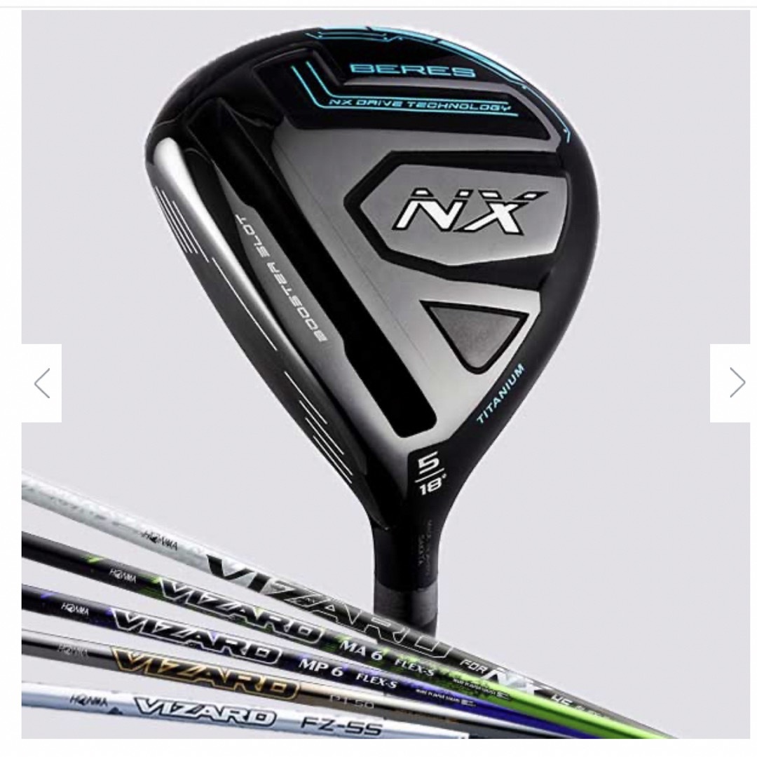 本間ゴルフ(ホンマゴルフ)の新品 HONMA NX  3w 5w 日本セット スポーツ/アウトドアのゴルフ(クラブ)の商品写真