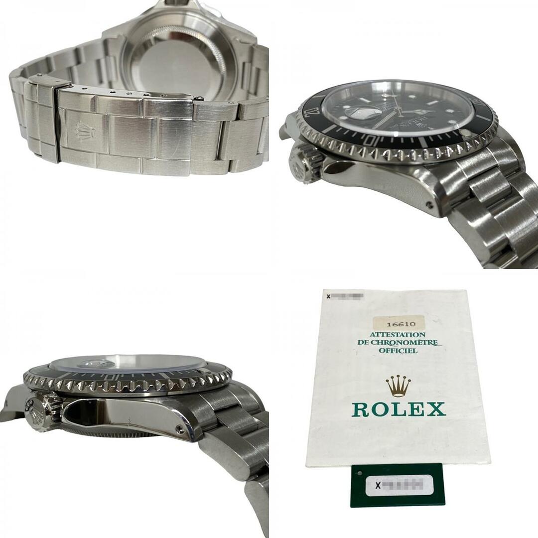 ロレックス ROLEX サブマリーナ X番 16610 ブラック SS メンズ 腕時計