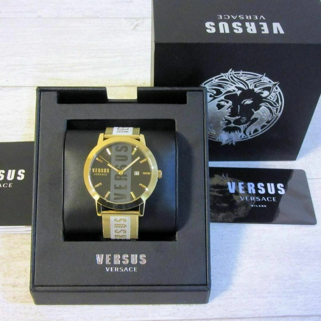 新品 VERSUS VERSACE メンズ 腕時計 ウォッチ 3針 黒 金全商品一覧ByIcedRoom