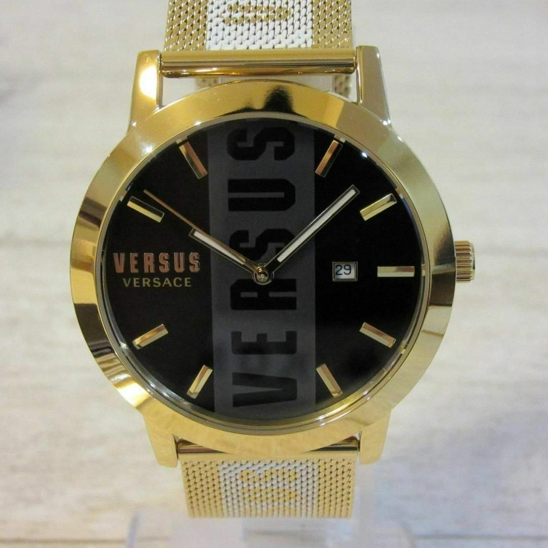 新品 VERSUS VERSACE メンズ 腕時計 ウォッチ 3針 黒 金全商品一覧ByIcedRoom